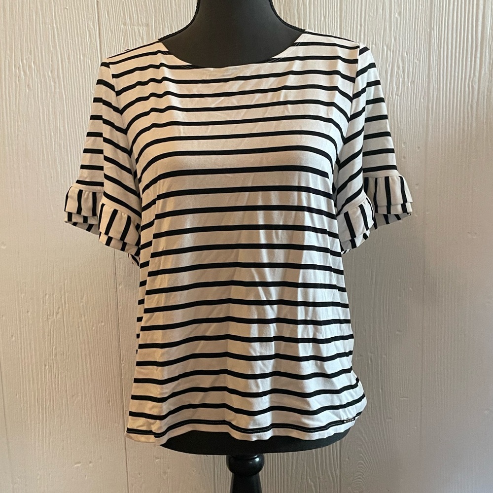 Marshall’s | White and Black striped shirt